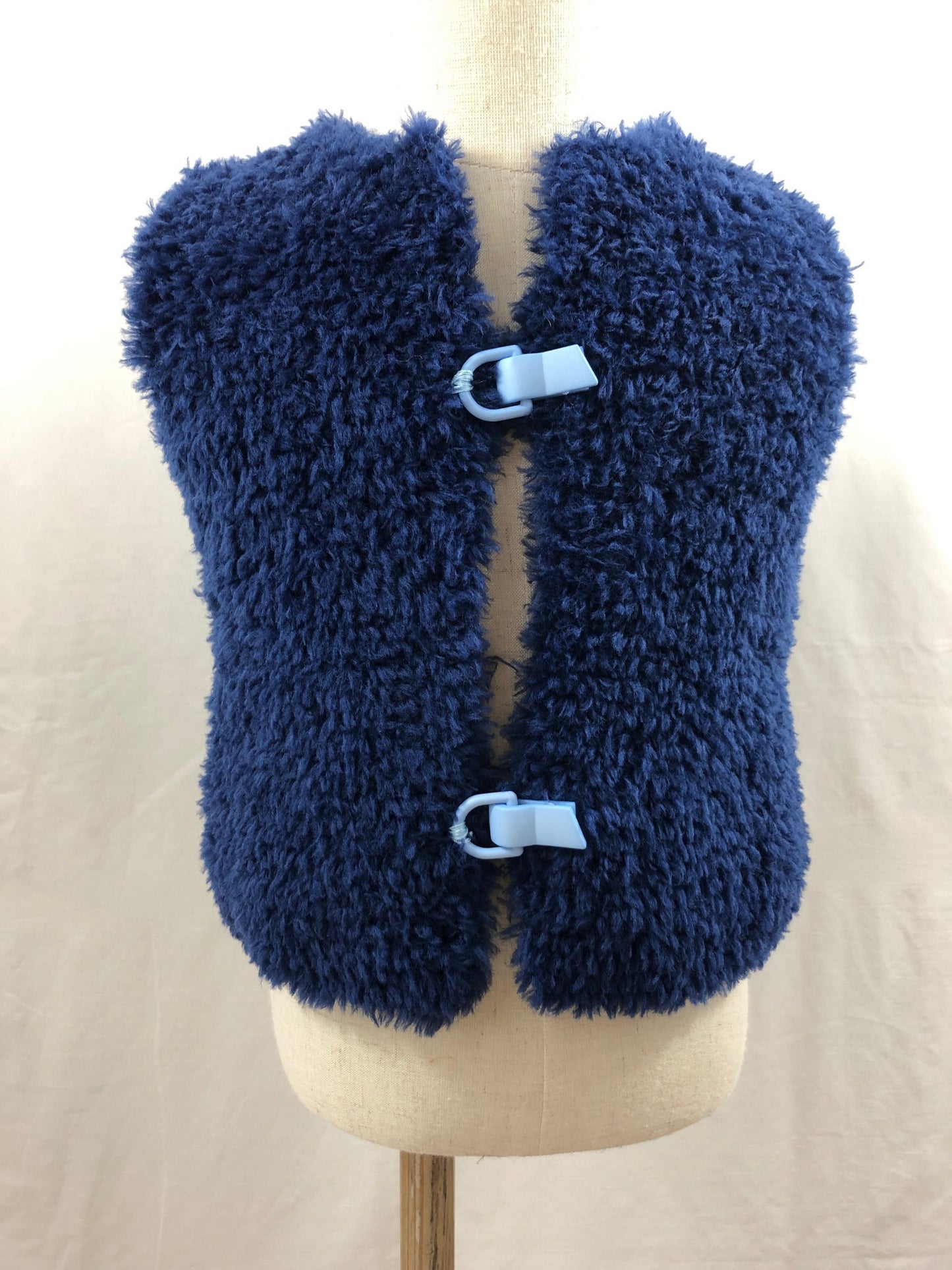 Veste sans manches bleue - 12 mois