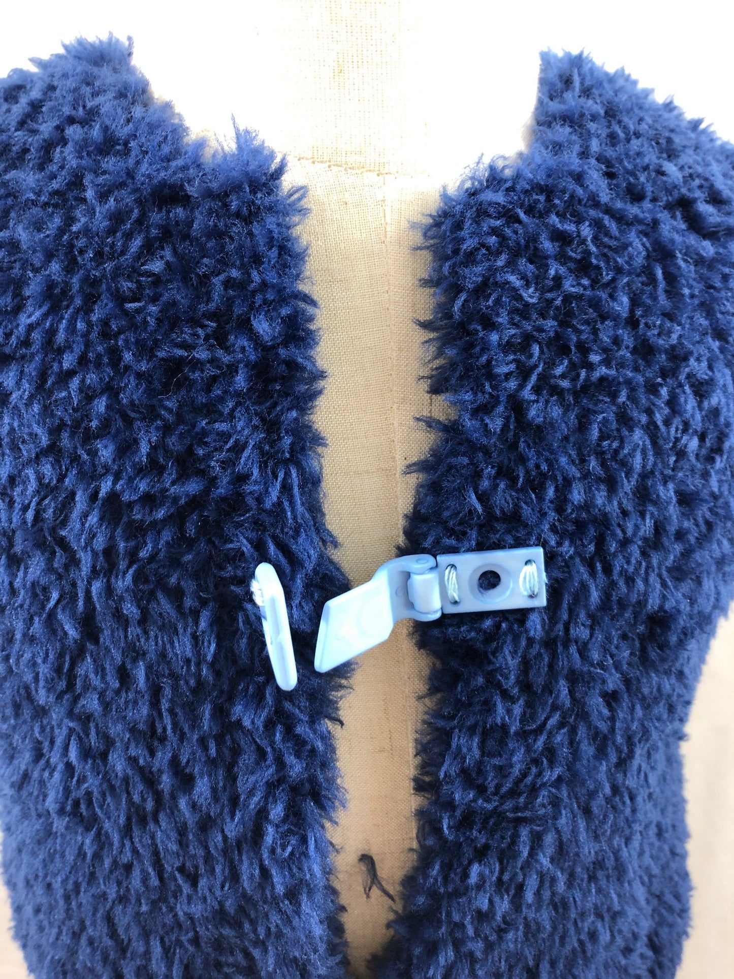 Veste sans manches bleue - 12 mois