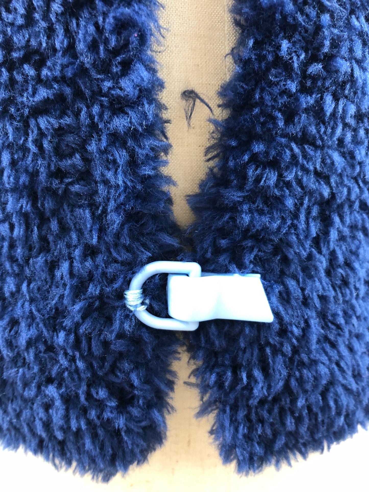 Veste sans manches bleue - 12 mois