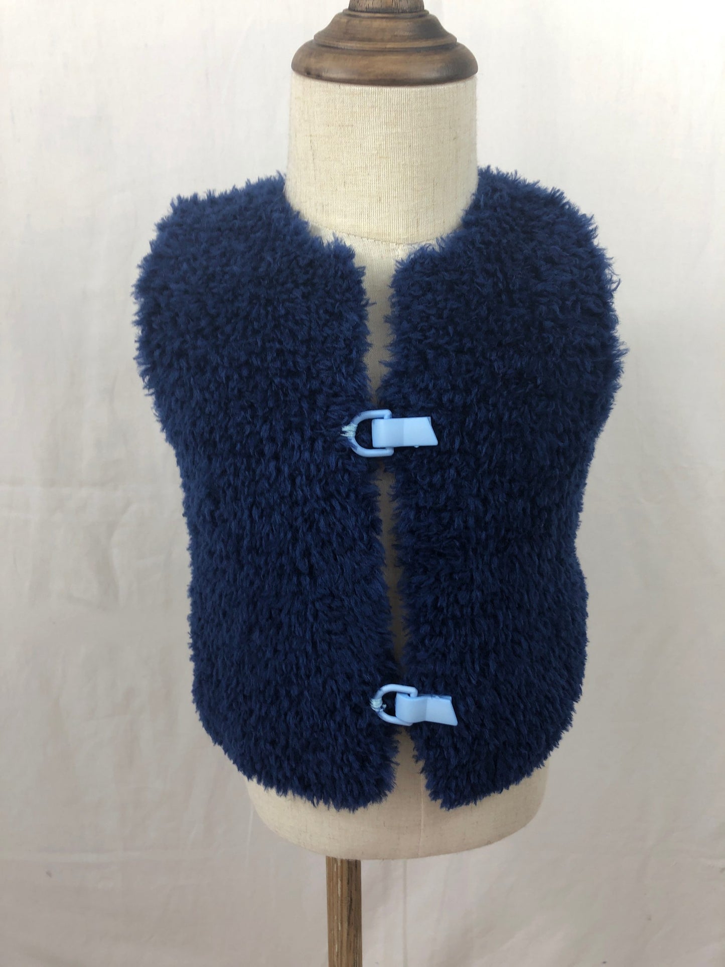 Veste sans manches bleue - 12 mois