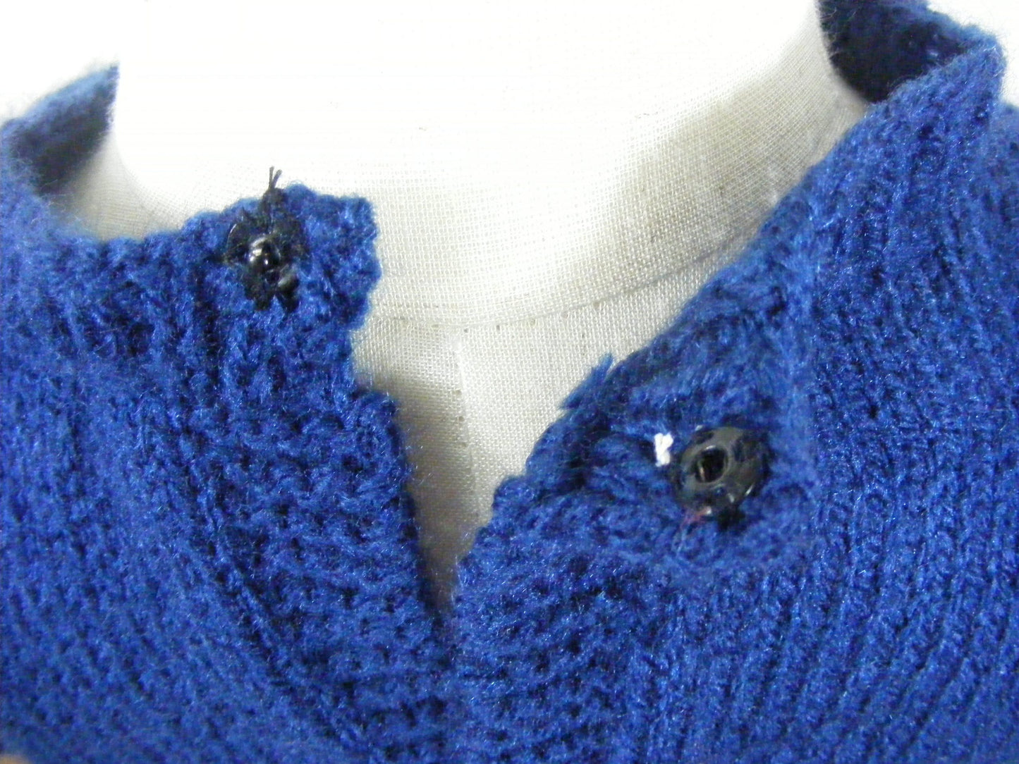 Pull bleu Renne de Noël - 12 mois