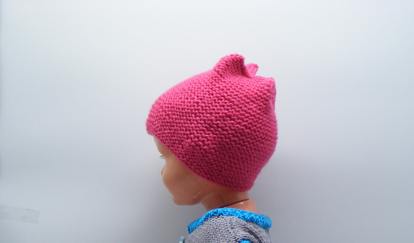 Bonnet rose - 3 mois Les P'tits Baby