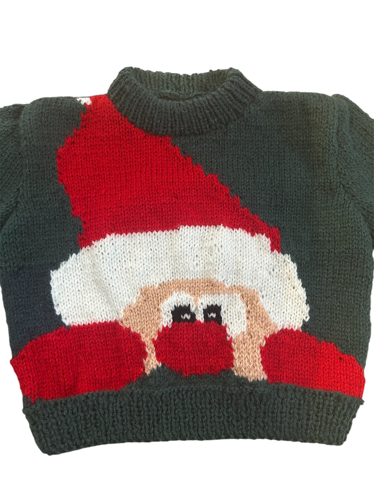 Pull tête de pere noel - 2 ans