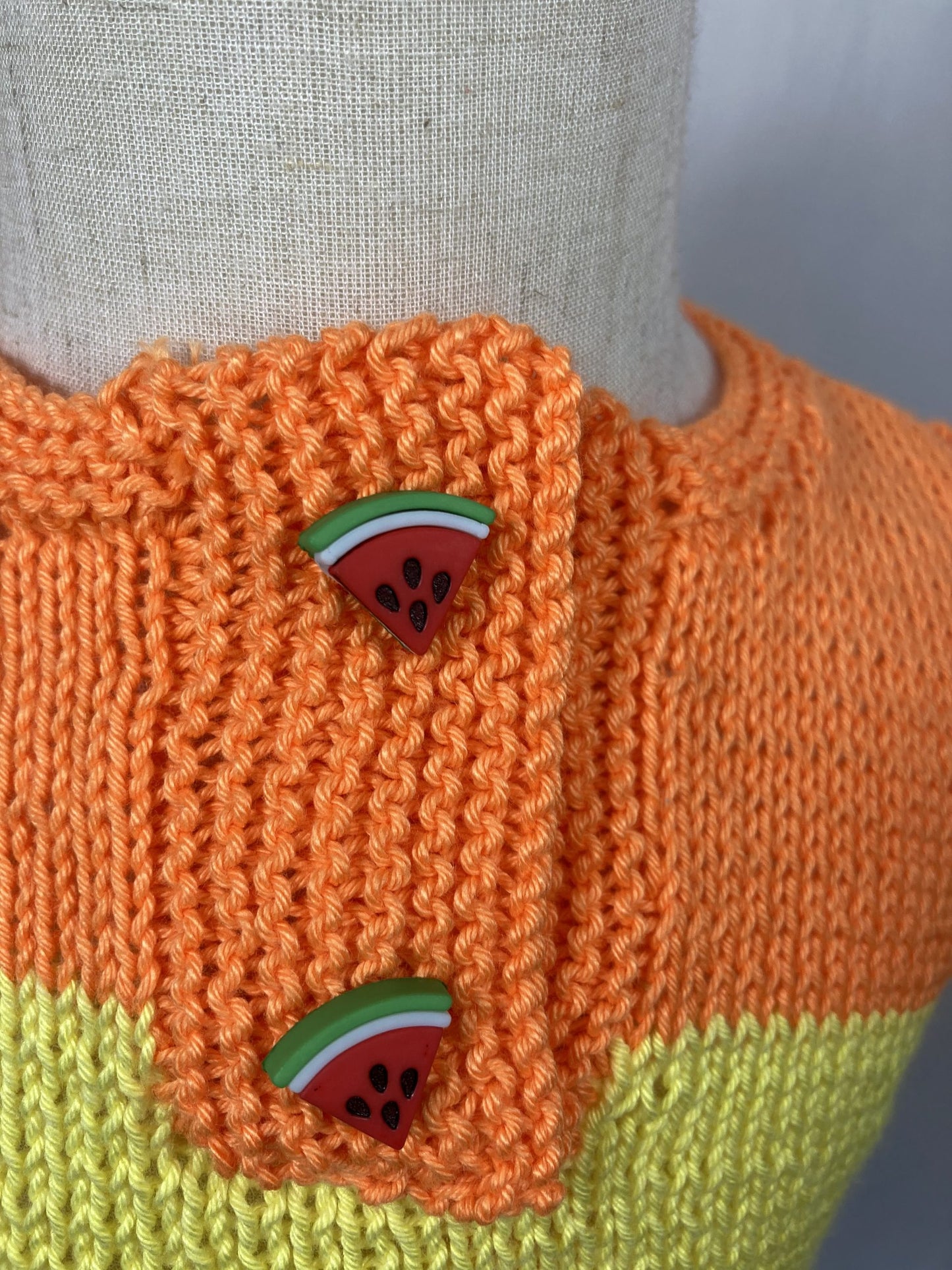 Robe aux trois couleurs pastèque - 3 mois Les P'tits Baby