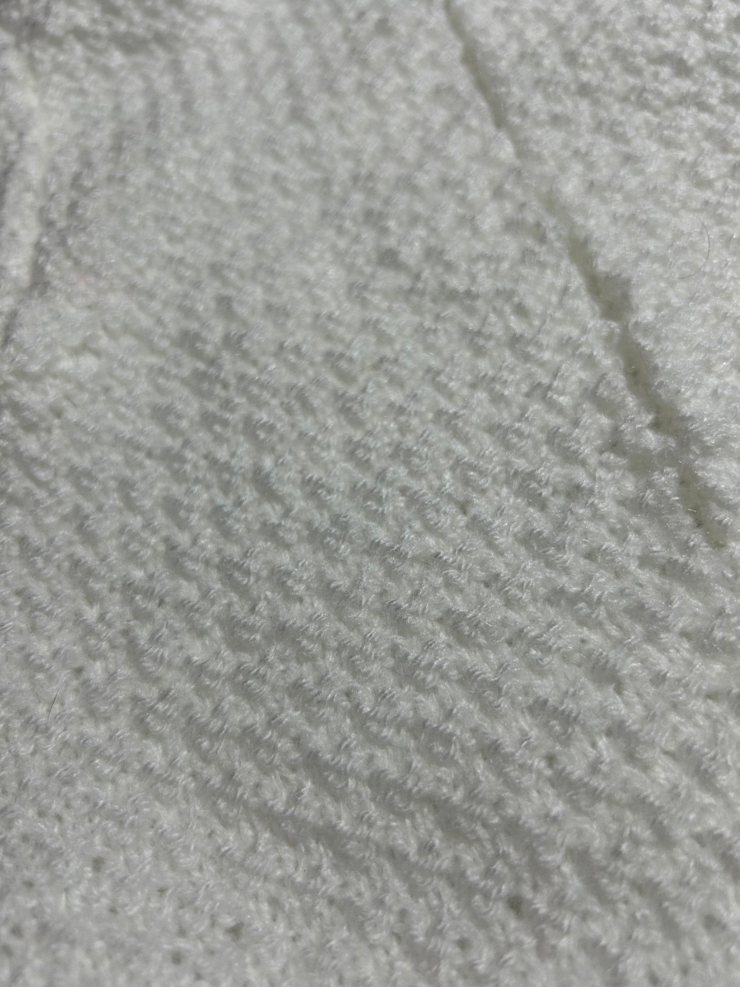 Gilet maille douce blanc - 12 mois