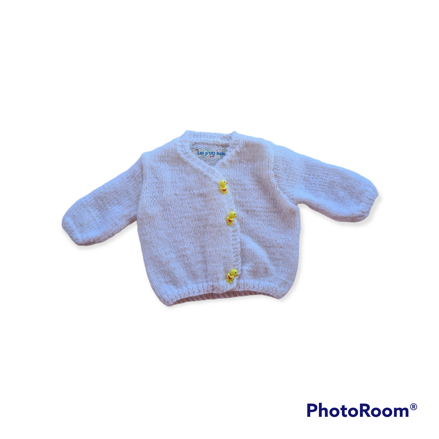 Brassière blanche avec des canards - Prématuré