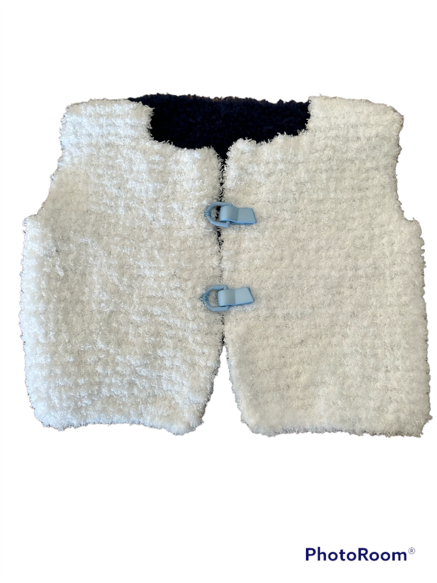 Gilet sans manches à deux couleurs - 6 mois