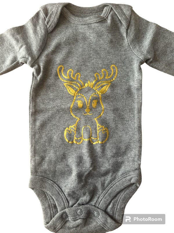 Body petit cerf - 0/3 mois Les P'tits Baby