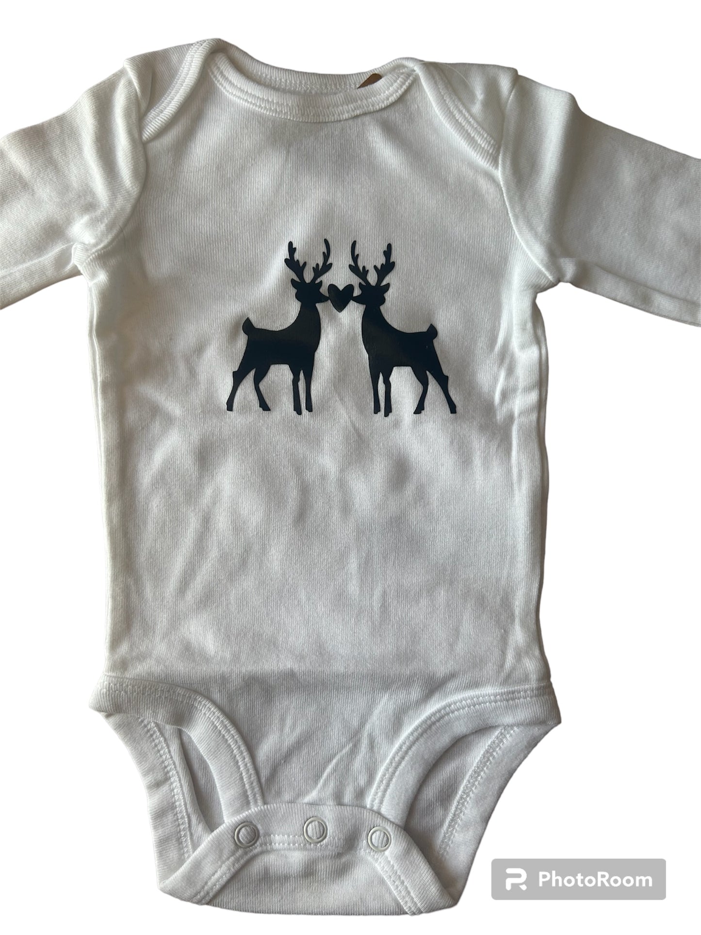 Body cerfs - 0/3 mois Les P'tits Baby