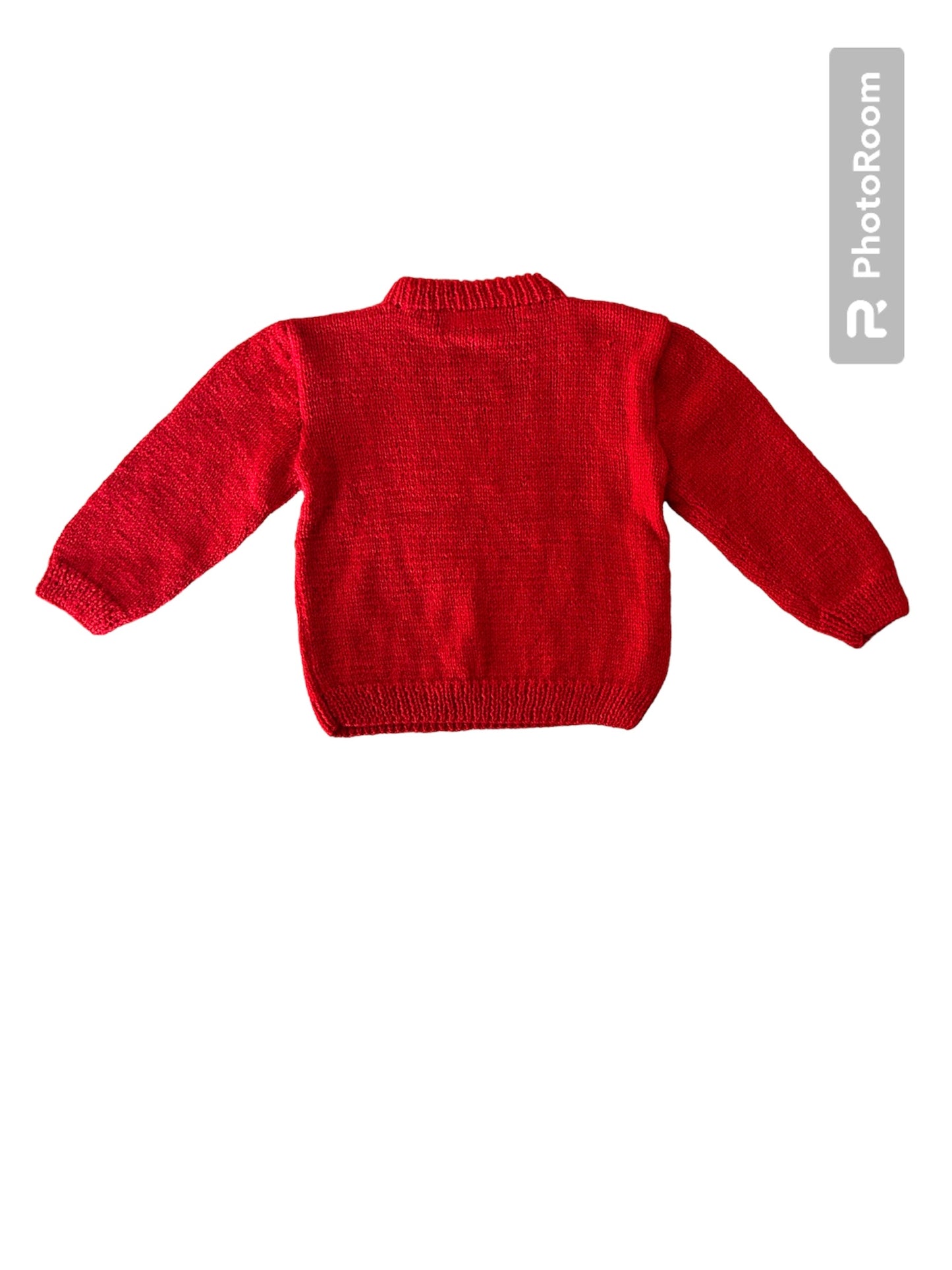 Pull de couleur rouge avec Olaf - 4 ans Les P'tits Baby