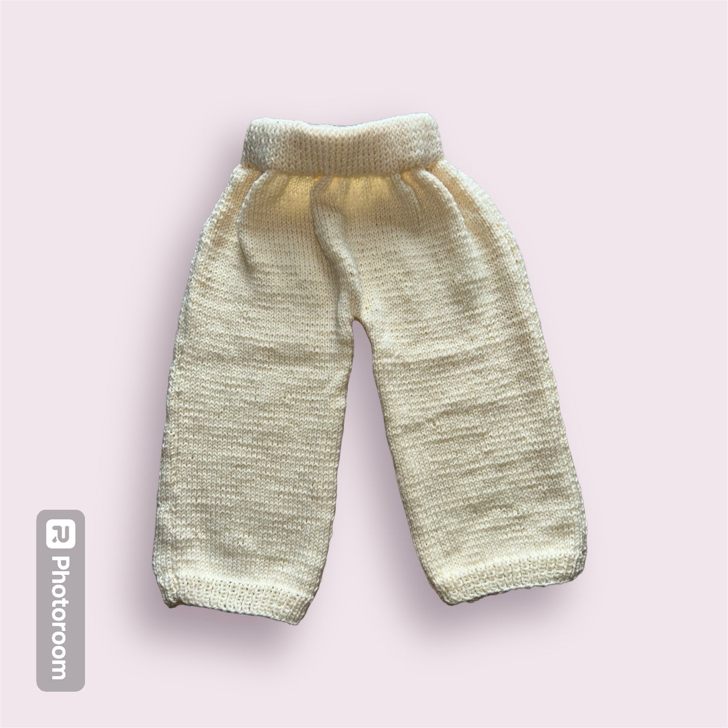 Pantalon rouge, bleu ou crème - 12 mois Les P'tits Baby