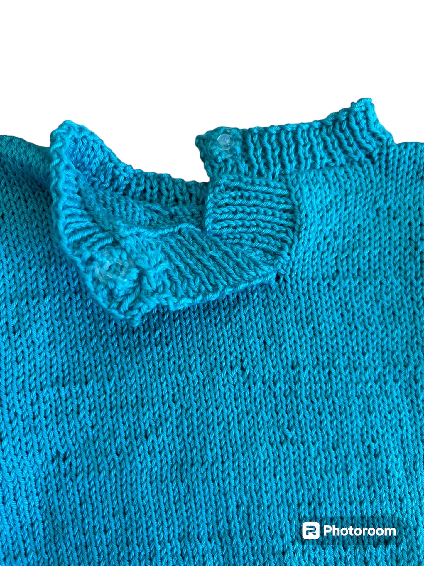 T-shirt bleu en coton - 6 mois