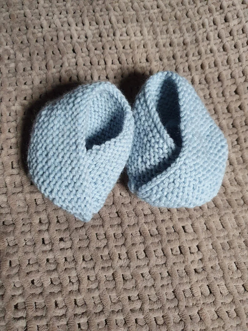 Chaussons bleus - Naissance Les P'tits Baby