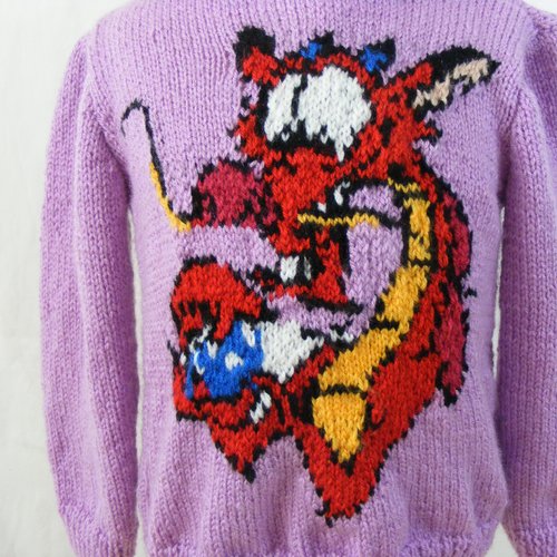 Pull violet Mulan - 6 ans Les P'tits Baby