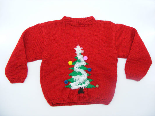 Pull avec un sapin de Noël - 5 ans