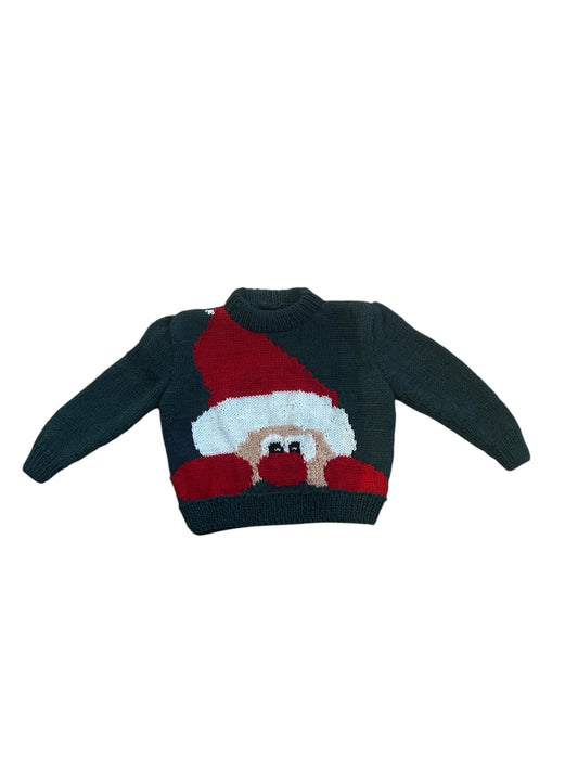 Pull tête de pere noel - 2 ans