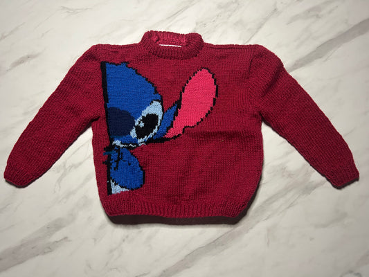 Pull bordeaux - 5 ans