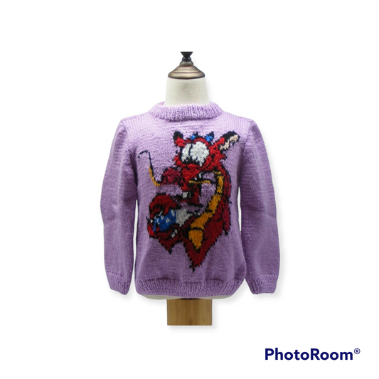 Pull violet Mulan - 6 ans Les P'tits Baby